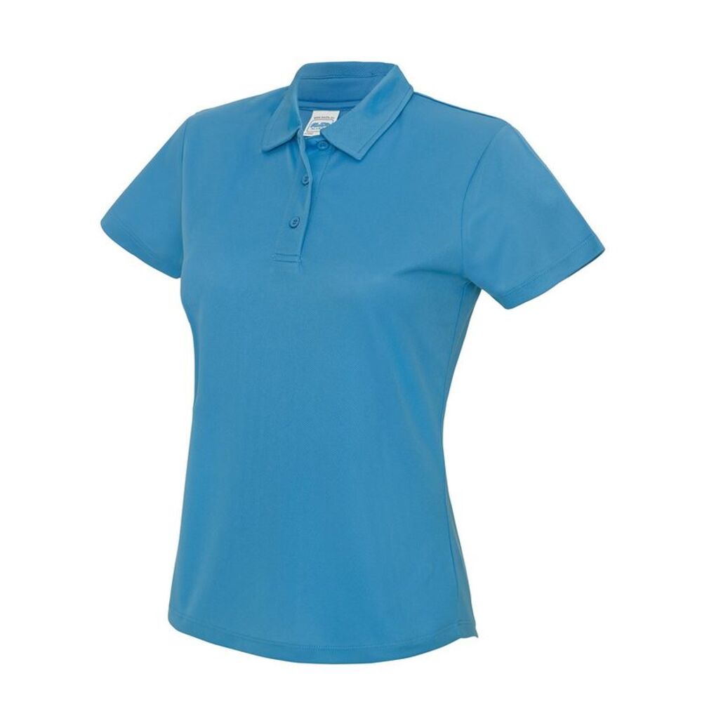Awdis Womens/Ladies Moisture Wicking Lady Fit Polo Shirt / Sapphire Blue